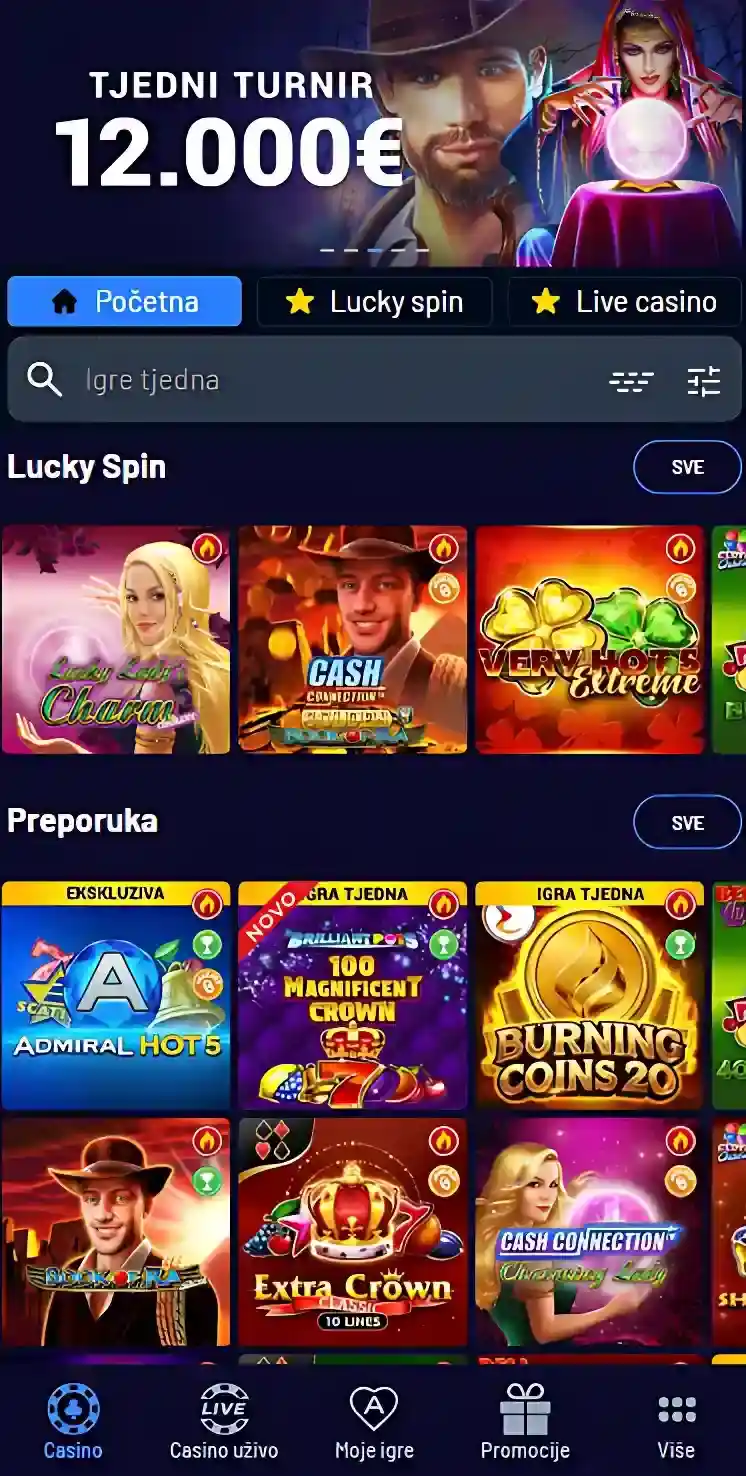 Admiral casino App Mobile